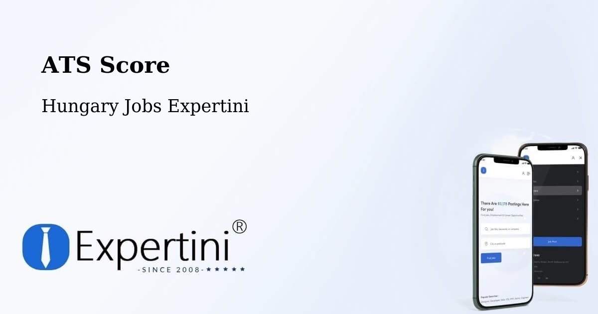 Resume ATS Score & Job Description Match Tool – Kál - Hungary Jobs Expertini