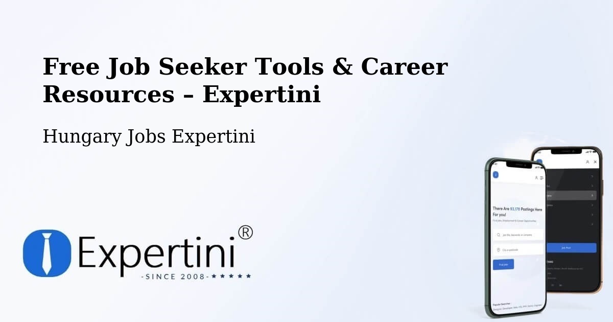 Free Job Seeker Tools & Career Resources – Kál - Kál, Hungary Jobs Expertini