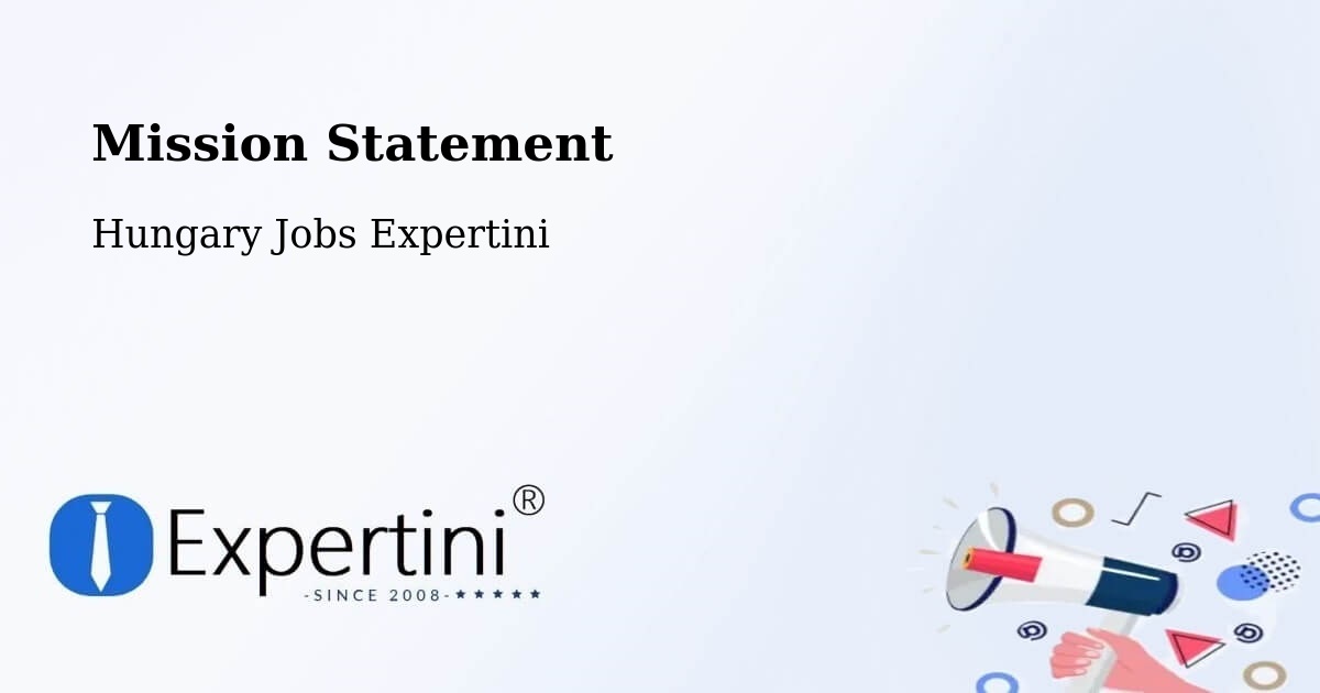Corporate Mission – Kál - Hungary Jobs Expertini